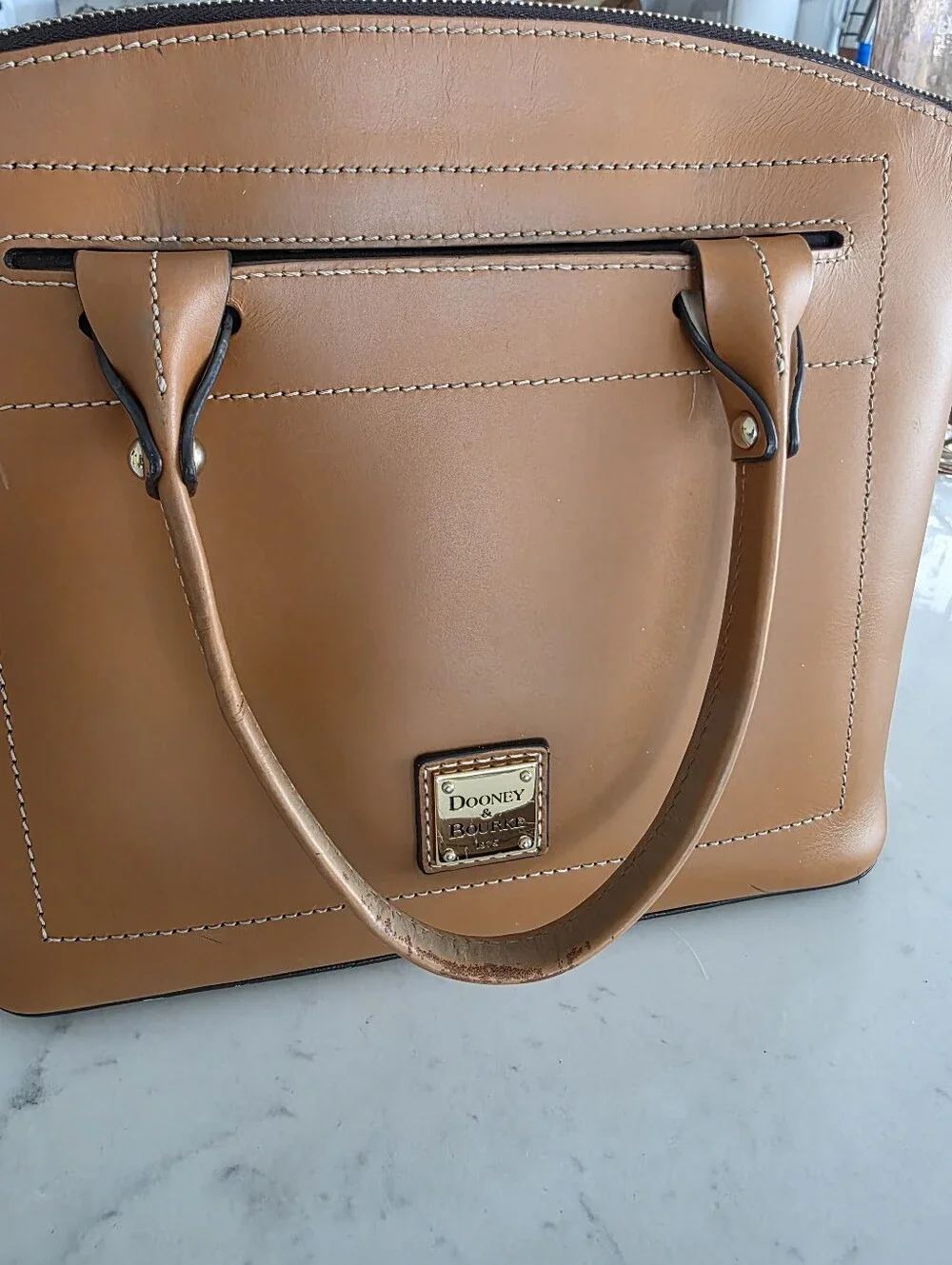 Dooney & Bourke | Beacon Domed Satchel Leather Classic Bag